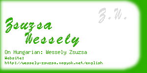 zsuzsa wessely business card